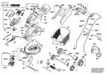 Bosch 3 600 H81 E70 ROTAK 34 LI Lawnmower Spare Parts